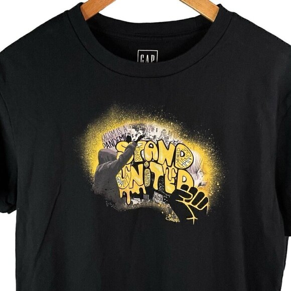 Gap Stand United Artist Graphic Equality Black Classic T Unisex Men’s S Women L - Picture 3 of 8